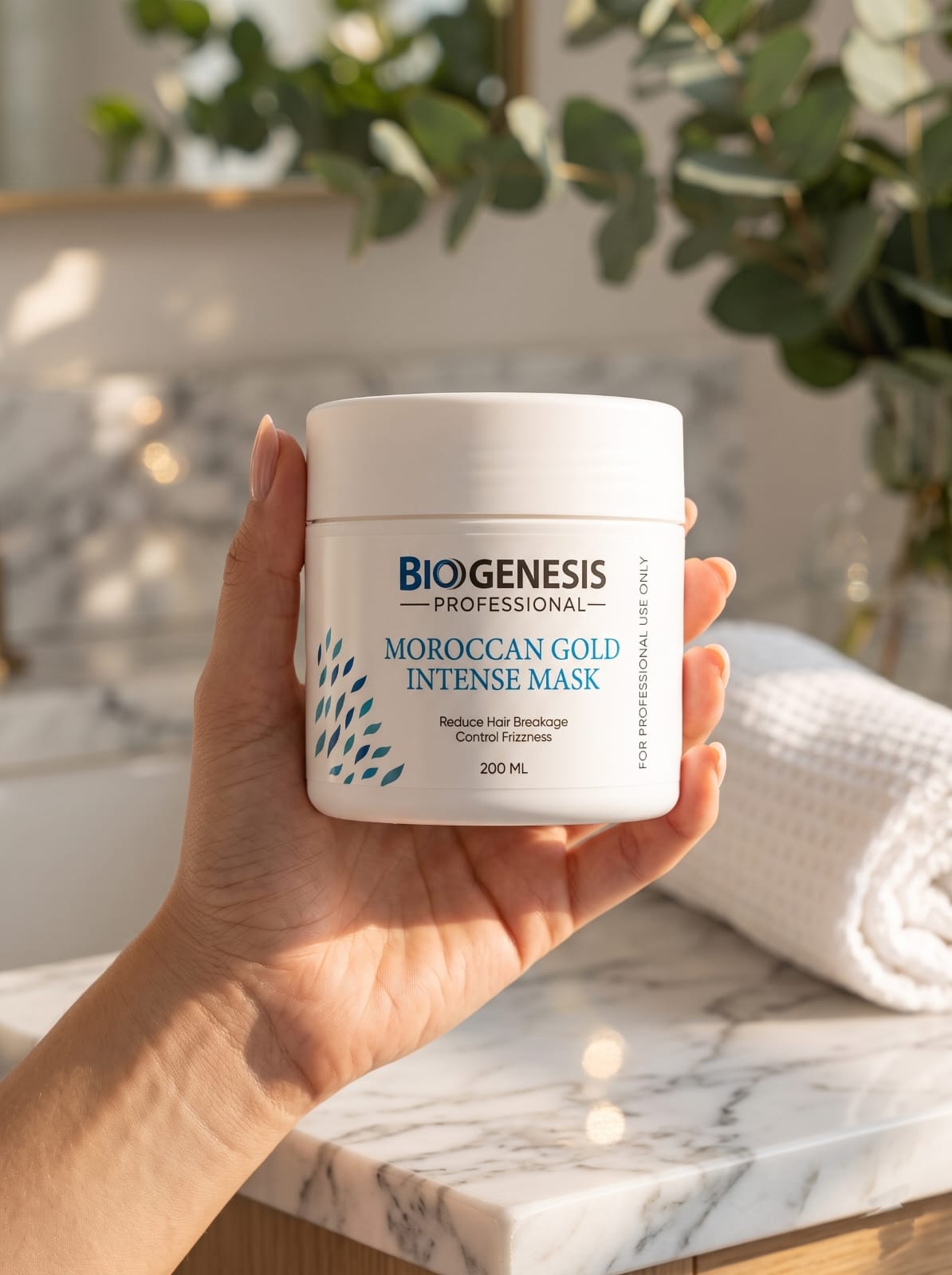 Biogenesis Professional Hydrating Repair Shampoo & Moroccan Gold Intense Hair Mask Combo