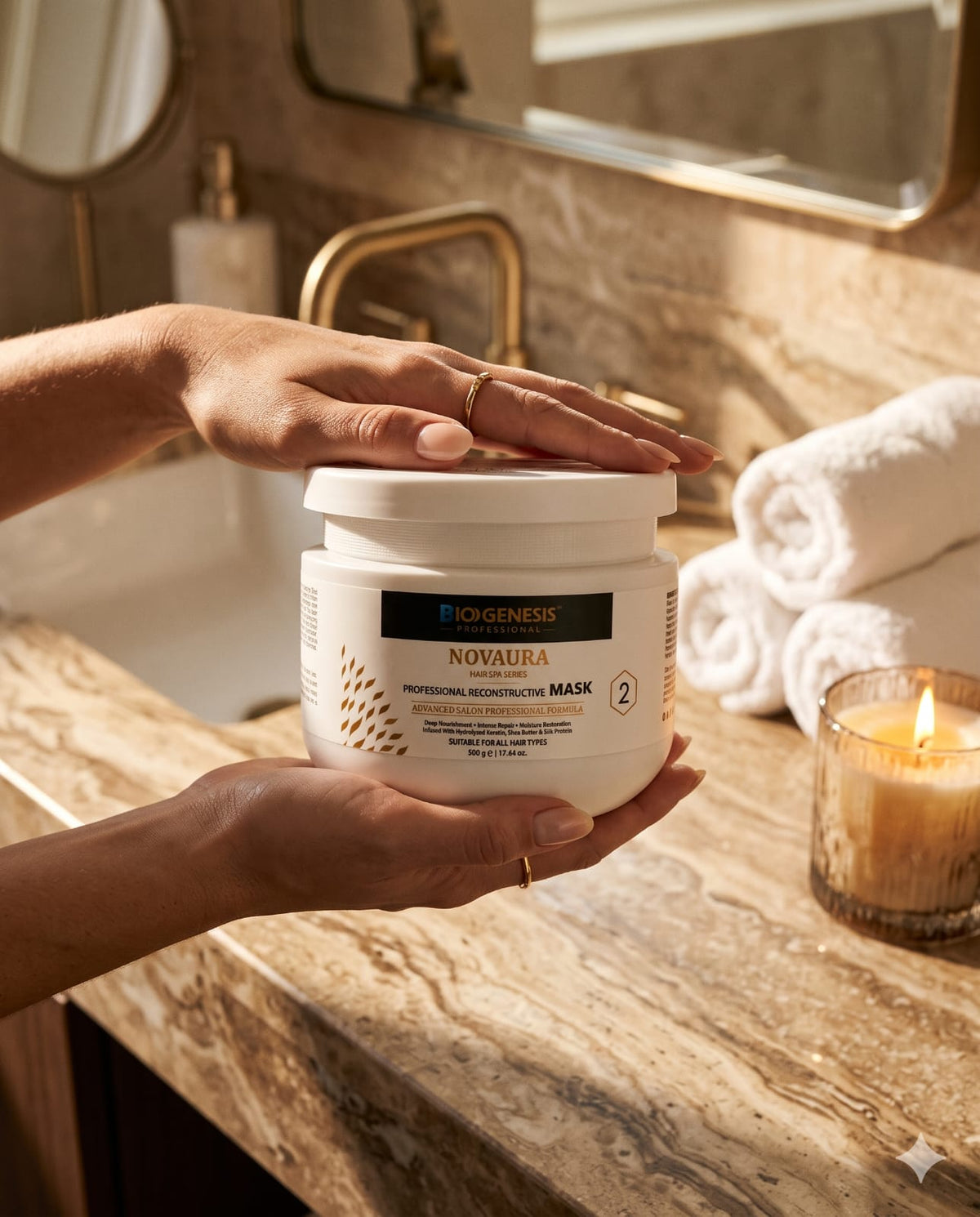 Biogenesis professional Novaura Professional Hair Mask | Deep Conditioning & Intensive Repair Treatment
